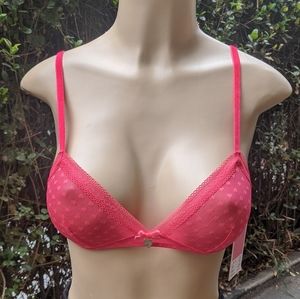'Juicy Couture' Coral Lace Bralette (M)